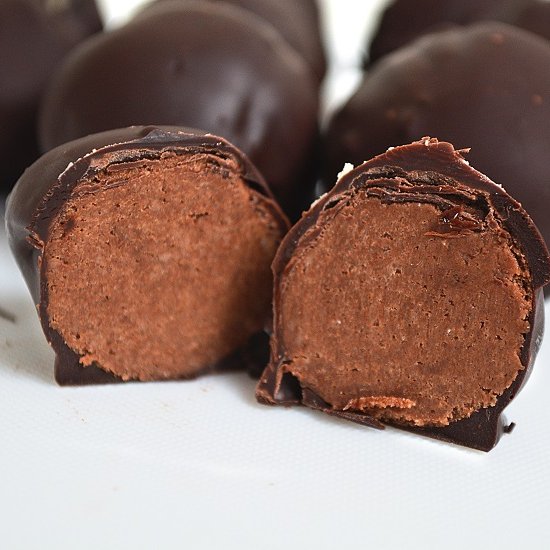 Chocolate Cookie Dough Truffles