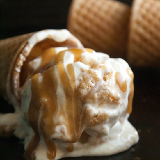 No Churn Apple Pie Ice Cream