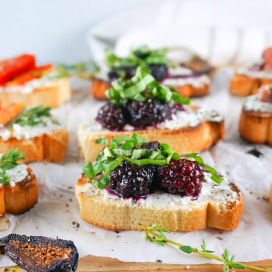 Summer Crostini, Three Ways