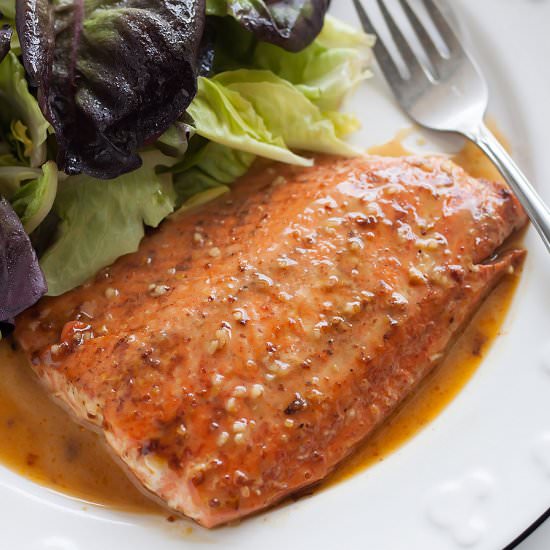 15-Minute Honey Mustard Salmon