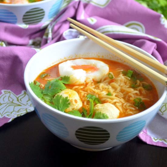 Sriracha Ramen Noodle Soup