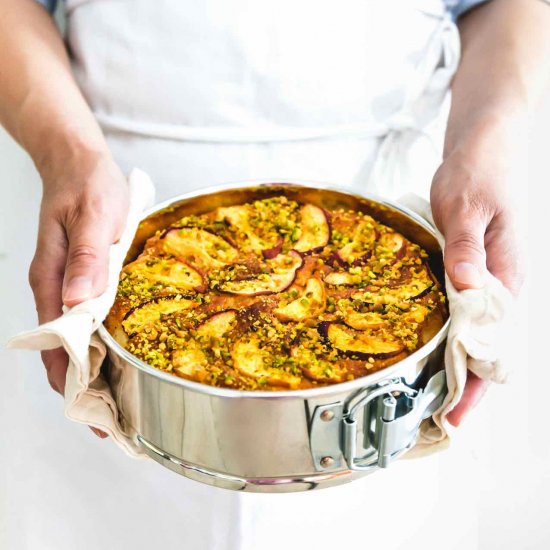 Easy Summer Nectarine Cake