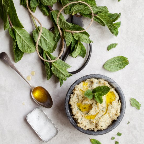 Preserved Lemon Mint Hummus