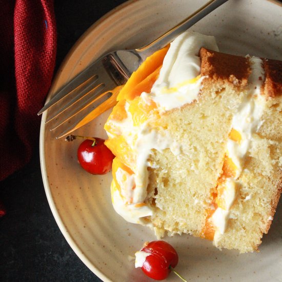 Mango Cream Cheese Layer Cake