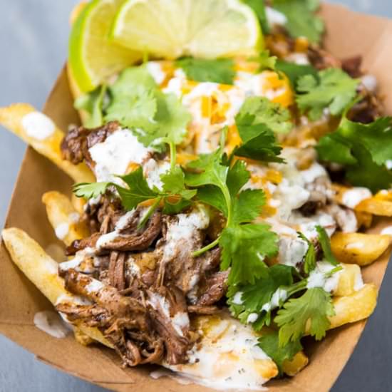 Enchilada Chili Cheese Street Fries