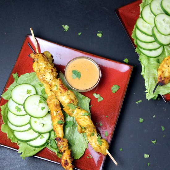 Chicken Satay Skewers