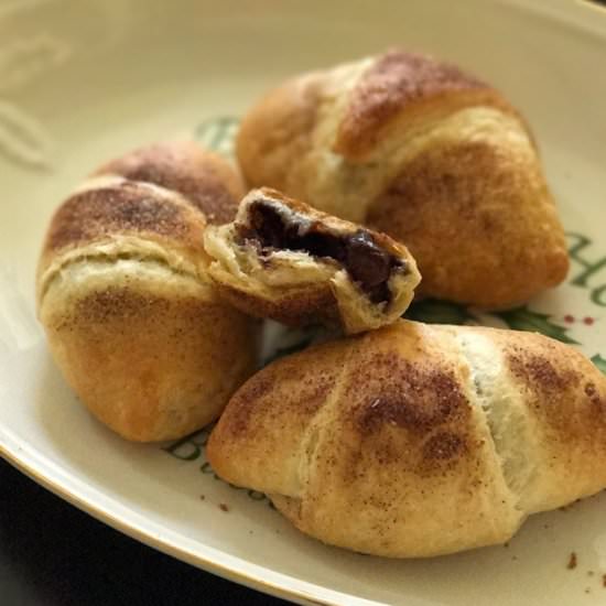 Cinnamon & Sugar Choc Crossiants