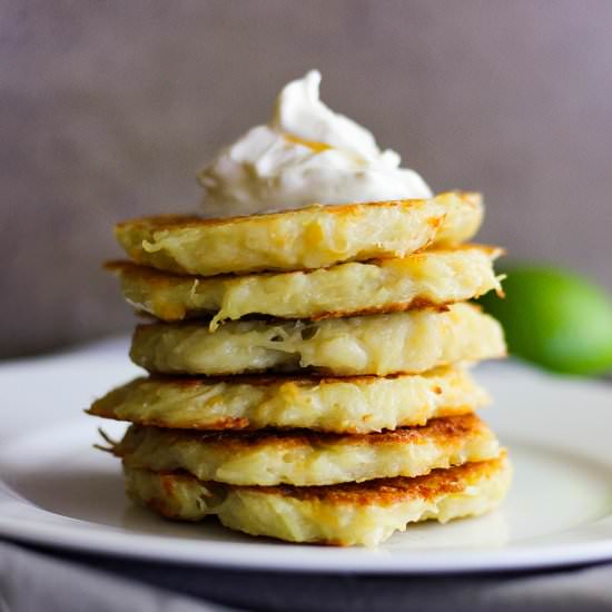 Easy breakfast potato cakes