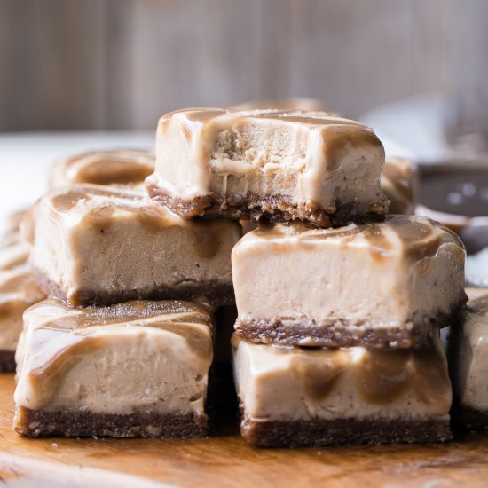 Frozen Caramel Banana Bars