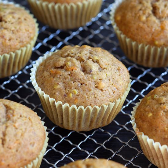 Carrot Pistachio Muffin