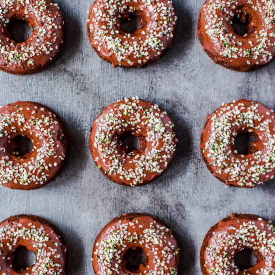 Chocolate Hemp Donuts