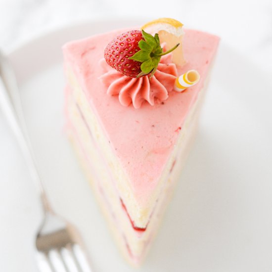 Strawberry Lemonade Cake