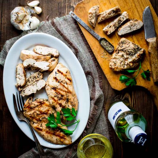 Garlic Herb Marinated Chicken