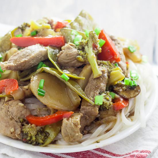 Ginger Pork Stir Fry