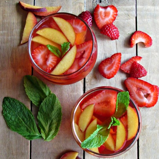 Strawberry Peach Sangria