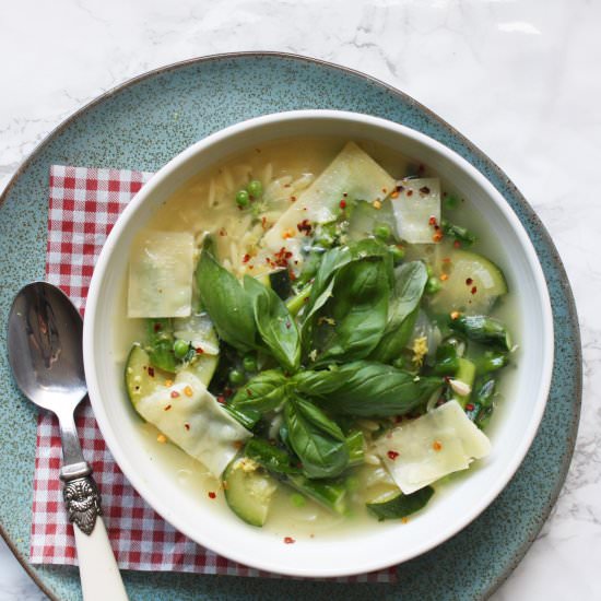 Spring Vegetable Minestrone