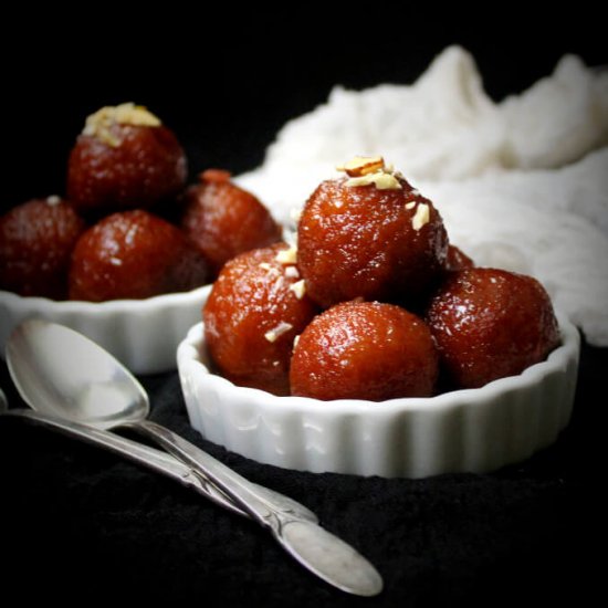 Vegan Gulab Jamun