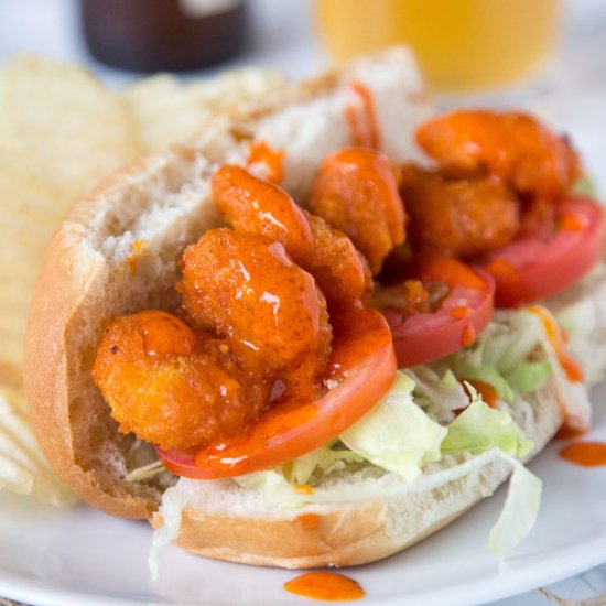 Buffalo Shrimp Po Boy