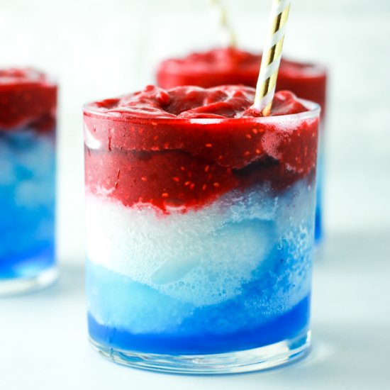 Red, White, and Blue Frozen Sangria