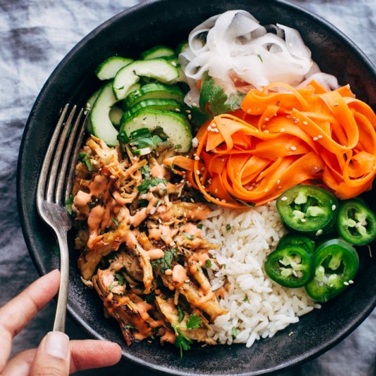 Chicken Banh Mi Bowls