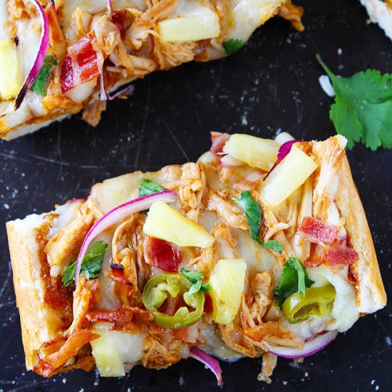 BBQ Chicken French Bread Pizza