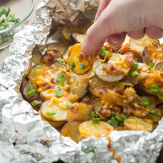 Cheesy Grilled Potatoes