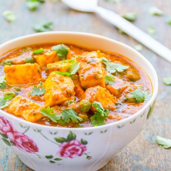 Indian Matar Paneer