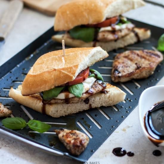 Chicken Caprese Sliders