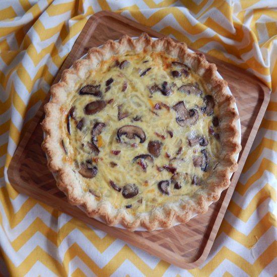 Mushroom Quiche