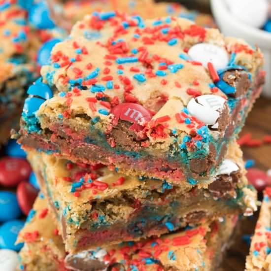 Fireworks Blondies