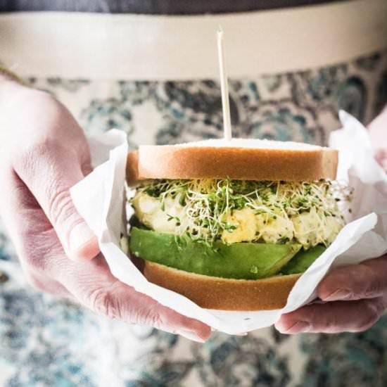 Avocado Egg Salad Sandwich