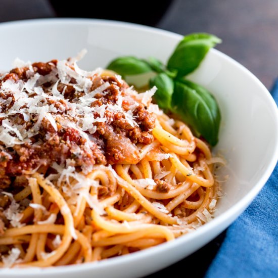 Classic Spaghetti Bolognese