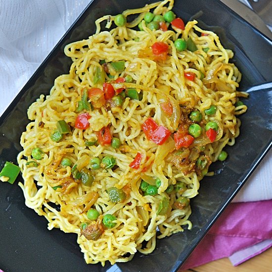 Indian Style Vegetable Maggi Noodle