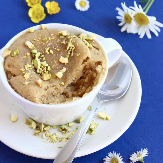 3-Ingredient Vegan Biscoff Mug Cake