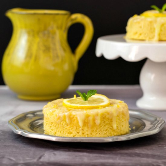 3 Minute Lemon Poke Cake