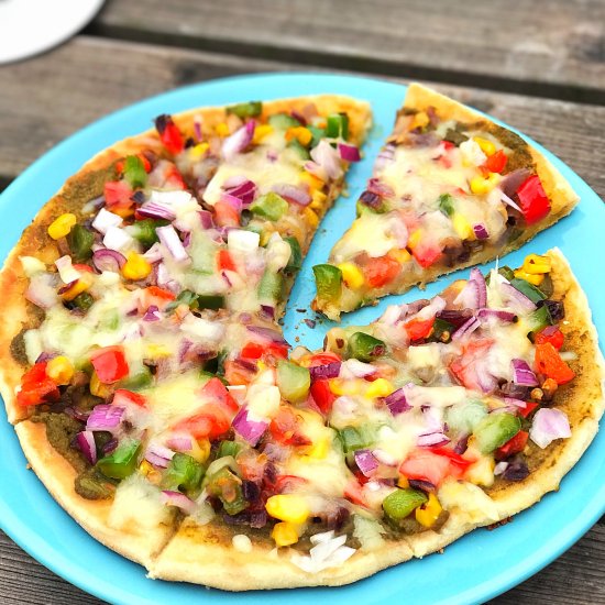 Veggie Pizza without Oven