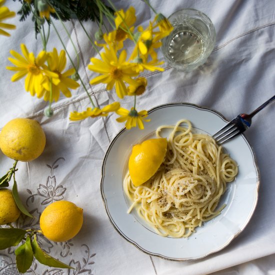 Lemon Spaghetti – Spaghetti al Limone