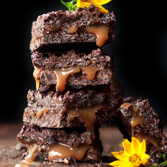 Chocolate Crunch Caramel Bars