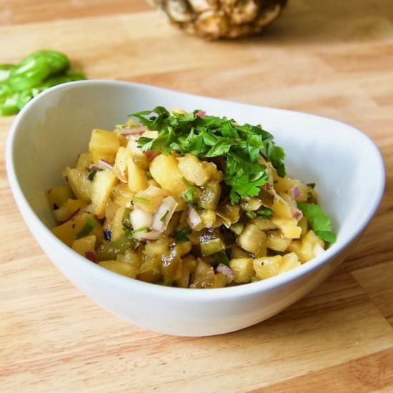 Grilled Pineapple Salsa