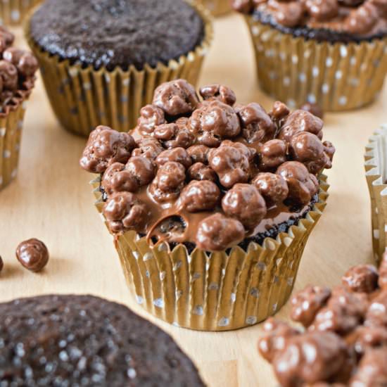 Nutella Crunch Cupcakes