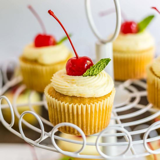 Mai Tai Cupcakes