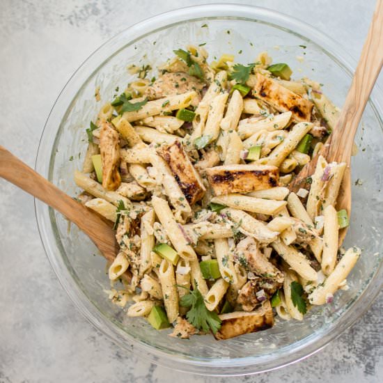 Grilled Chicken Pasta Salad