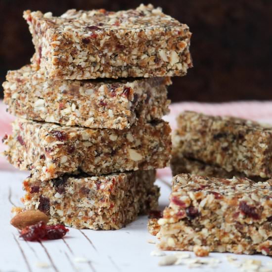 No Bake Granola Bars