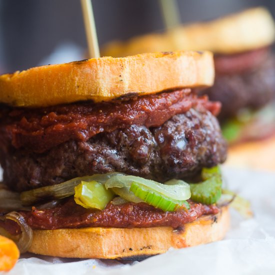 Cajun Burgers with Sweet Potato Bun