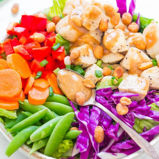 Thai Peanut Chicken Salad