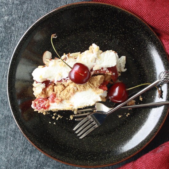 Cherry Mascarpone Freezer Cake