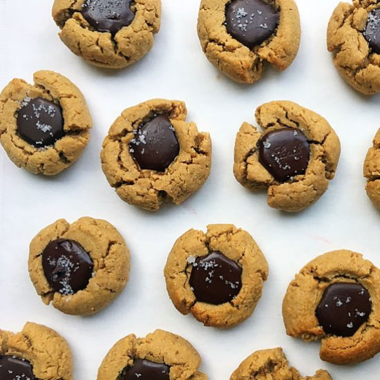 Peanut Butter Thumbprint Cookies