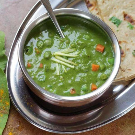 Vegetable Palak Gravy