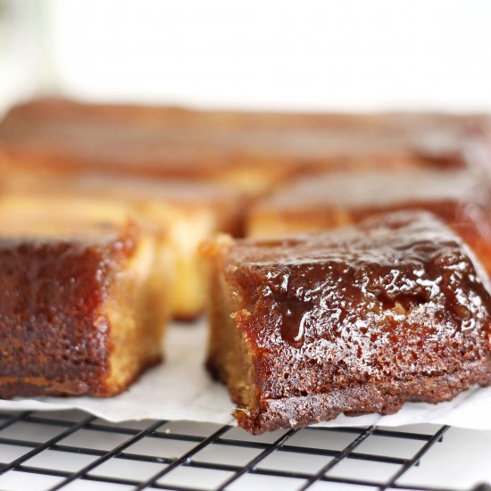 Upside Down Banana Cake