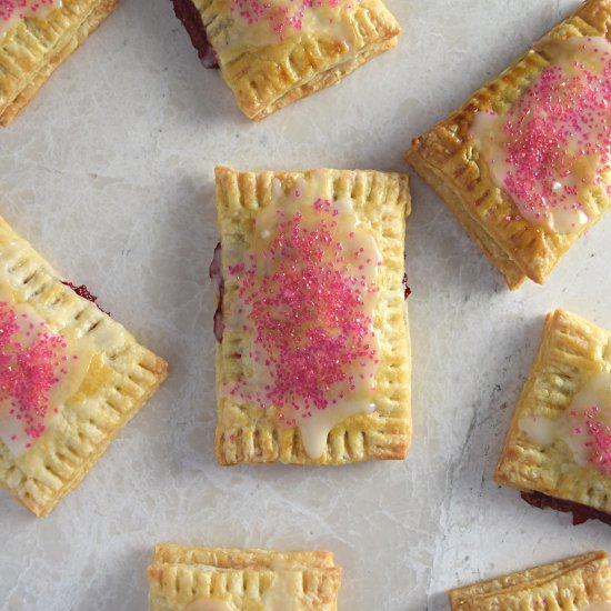 Homemade Strawberry Hand Tarts